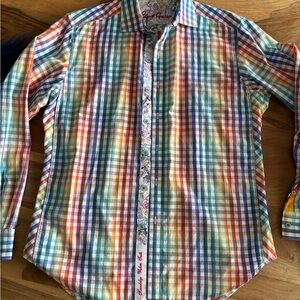 Robert Graham Multicolor Plaid Men's Shirt